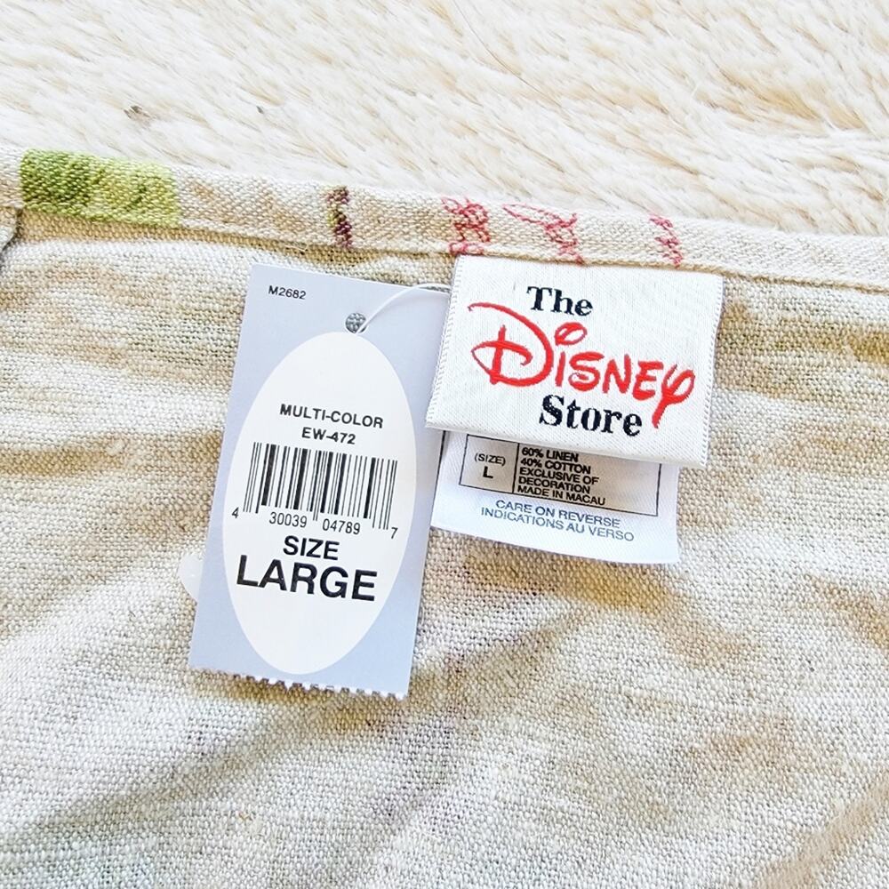 Disney Cream Floral Winnie the Pooh Tie-Waist Mini Skirt - Picture 4 of 4